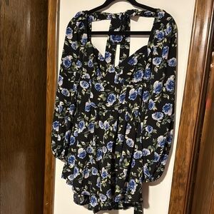 Floral Long Sleeve Dress